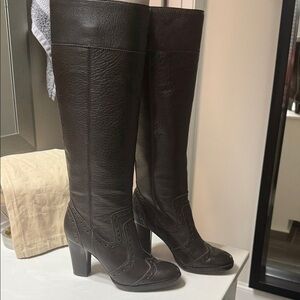 Michael Kors Dark Brown Heeled Boots